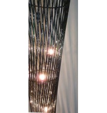 Lampadaire design tiges d'acier - Colonne de lumière