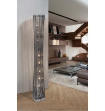 Lampadaire rectangulaire design tiges d'acier - Colonne de lumière