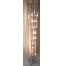 Lampadaire rectangulaire design tiges d'acier - Colonne de lumière